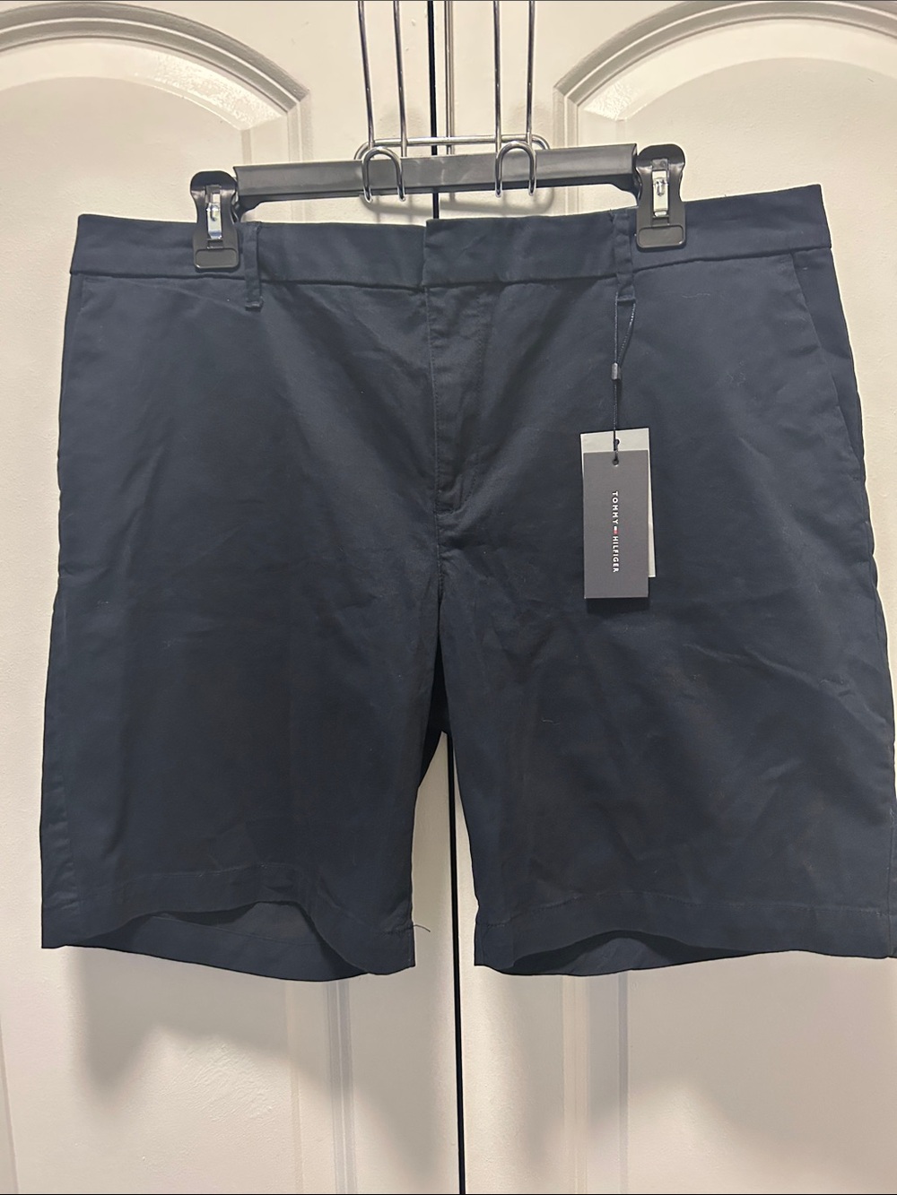 Tommy Hilfiger Men's Navy Flat Front Performance Shorts